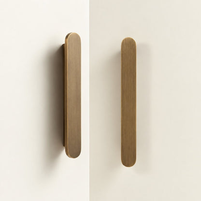 Möbelgriff aus massivem Messing – Antik-Bronze für Schrank, Schublade & Kleiderschrank