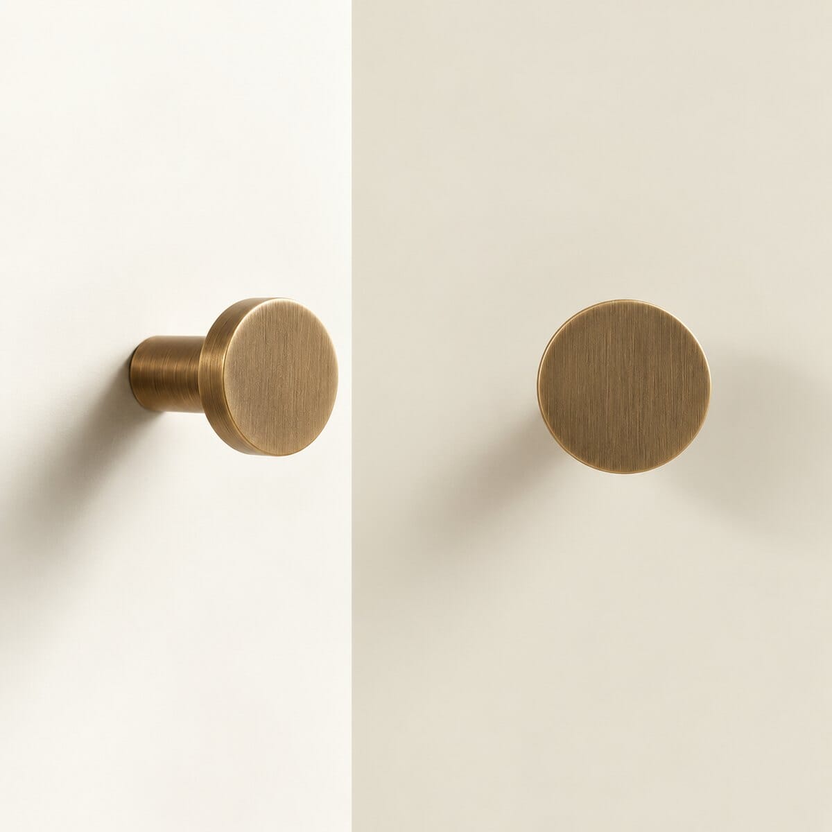 Möbelgriff aus massivem Messing – Antik-Bronze für Schrank, Schublade & Kleiderschrank