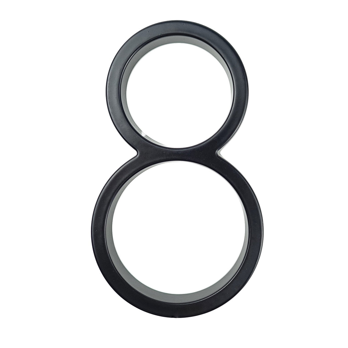 Hausnummer aus Metall schwarz - Höhe 125 mm - werkzeug-online24
