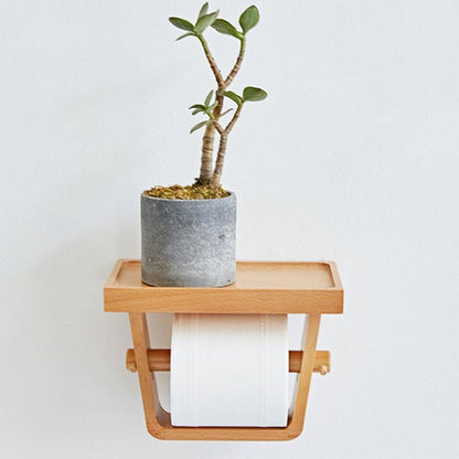 Toilettenpapierhalter Design Holz - werkzeug-online24